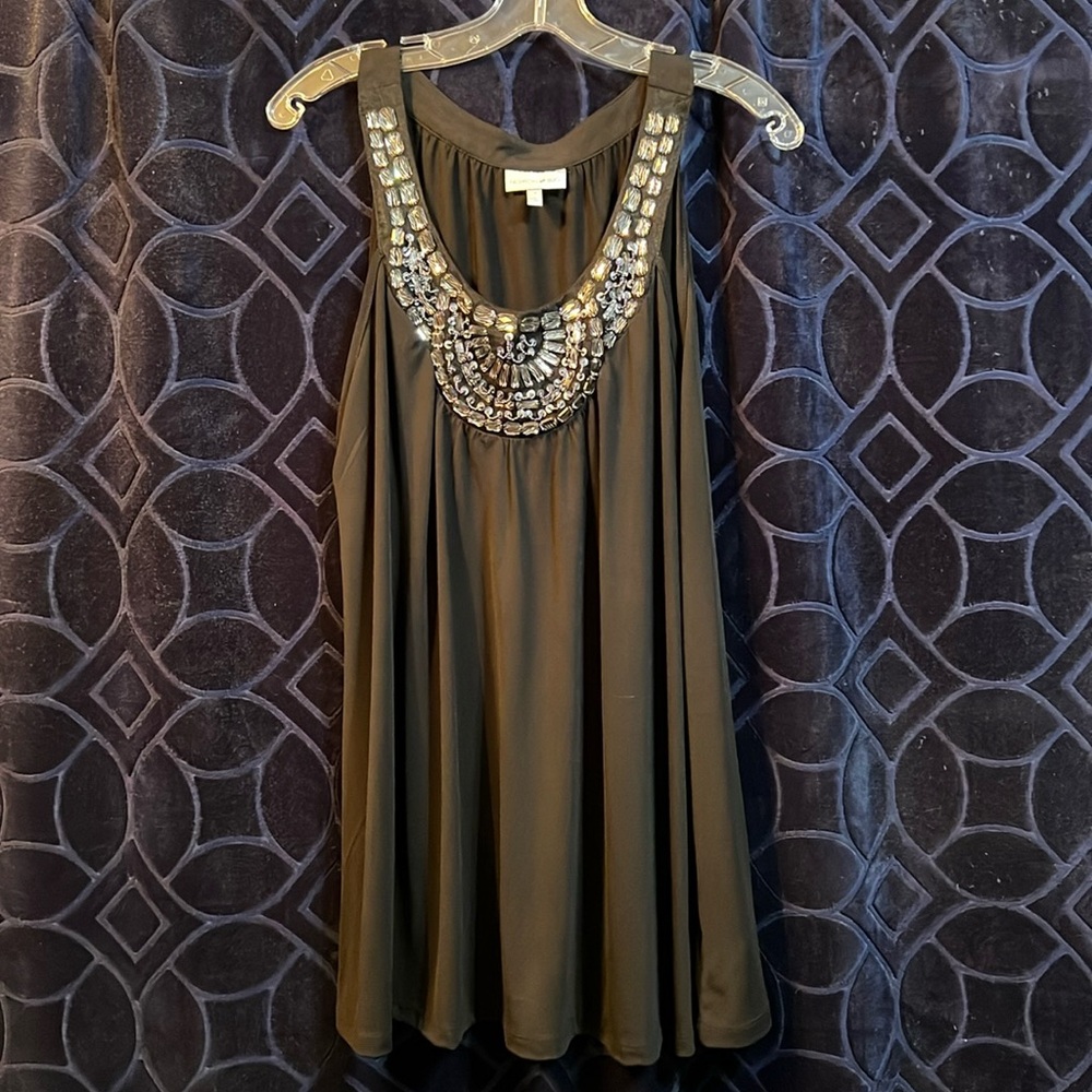 Beaded tank top